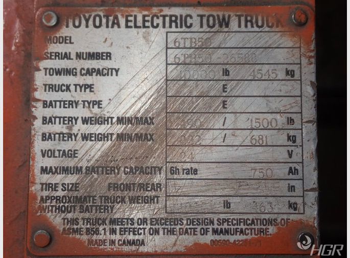 Toyota Electric Tugger