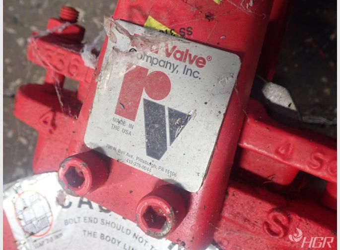 Red Valve Butterfly Valve