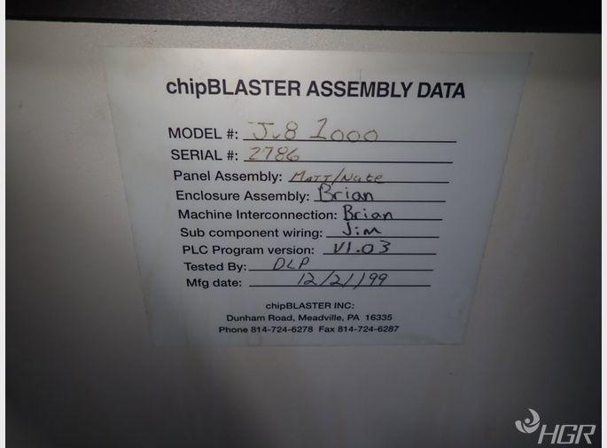 Chipblaster Chipblaster 2787 Coolant System