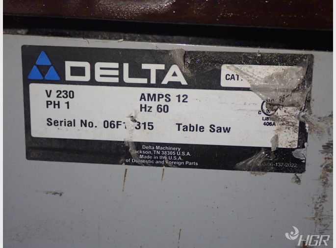 Delta Tilting Arbor Saw
