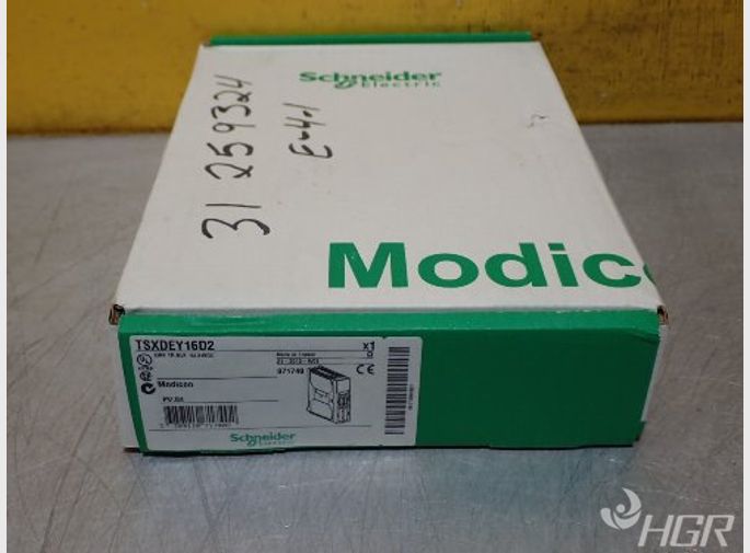 Schneider Elelctric Schneider Elelctric Tsxdey16d2 Plc Module Sink Tr Blk 16i 24vdc Modicon