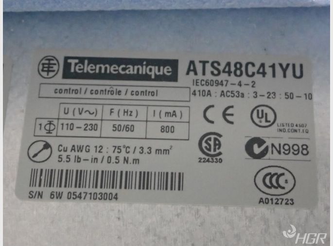 Telemecanique Yrang Soft Start Controller
