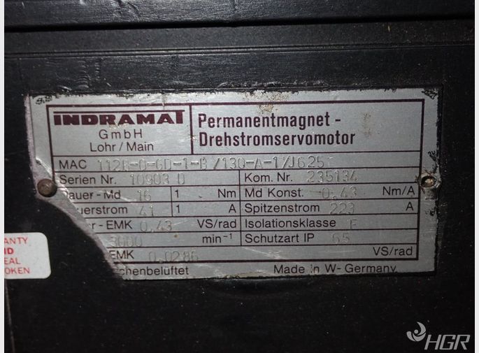 Indramat Servo Motor