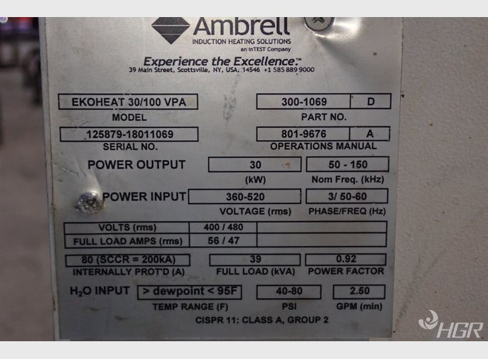 Ambrell Temperature Controller