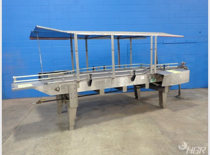 Garvey Corp Power Belt Conveyor Waccumulation Table