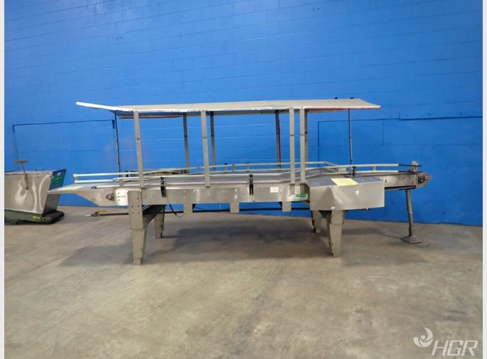 Garvey Corp Power Belt Conveyor Waccumulation Table