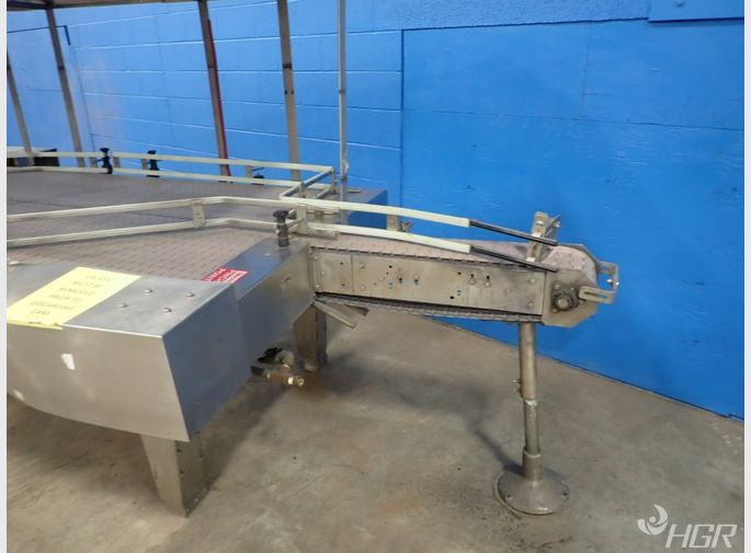Garvey Corp Power Belt Conveyor Waccumulation Table