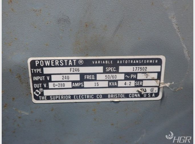 Powerstat Variable Autotransformer