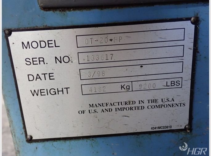 Mazak Mazak Qt20hp Cnc Lathe