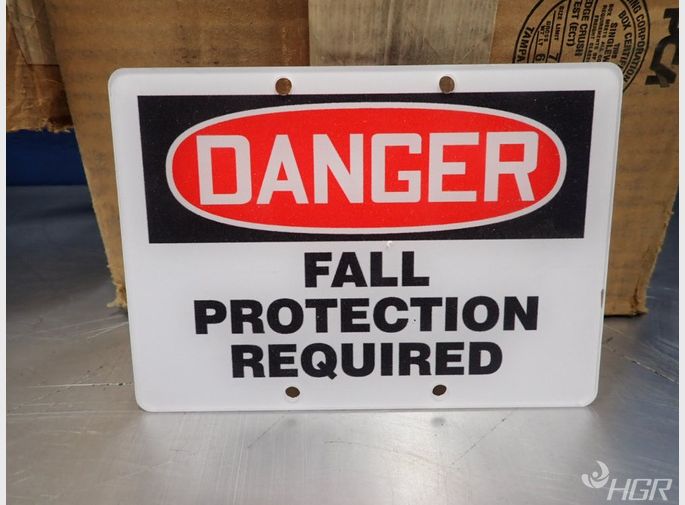  Danger Fall Protection Required Signs