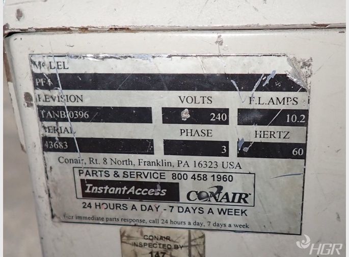 Conairfranklin Controlvacuum Conveyor