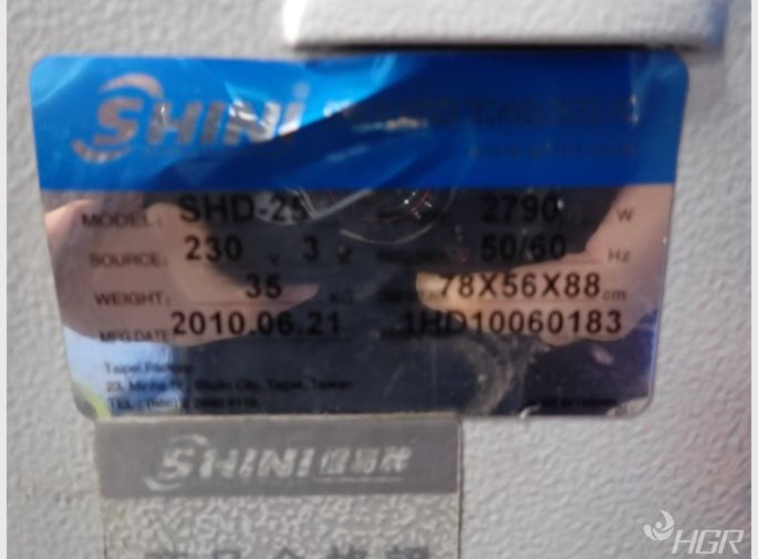Shini Hopper Loaderdryer