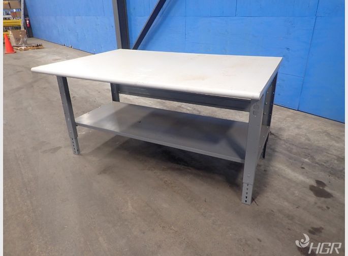 Used Uline Adjustable Work Table | HGR Industrial Surplus