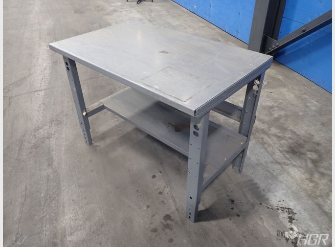 Used Uline Adjustable Work Table 