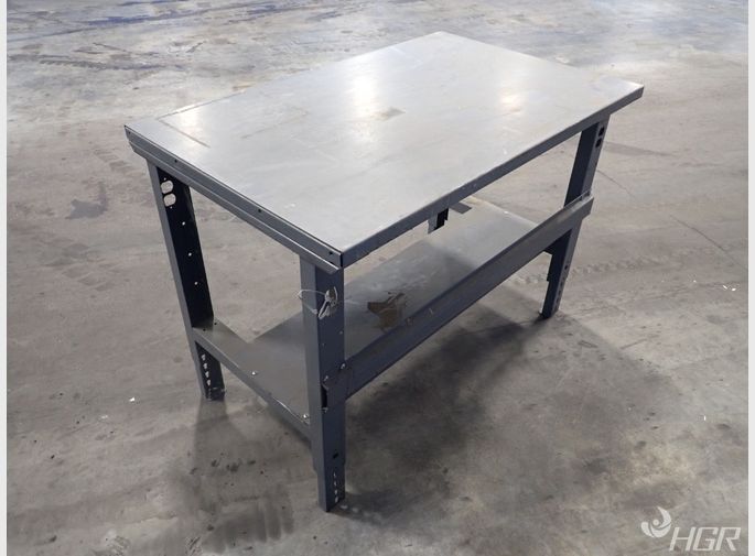 Used Uline Adjustable Work Table | HGR Industrial Surplus