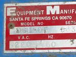 Emcequipment Manufacturing Corporation Parts Washer