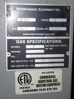 Interchange Natural Gas Uv Dryer