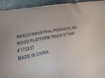 Wesco Wood Platform Truck