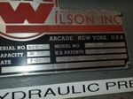 Wilson Hydraulic Press