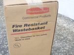 Rubbermaid Fire Resistant Trash Can