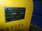 Potdevin Rotary Press