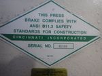 Cincinnati 12 Press Brake