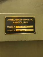 Campbell Campbell Model Fr366019d Dual Spindle Vertical Grinder        