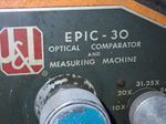 Jones  Lamson Jones  Lamson Epic30 Optical Comparator