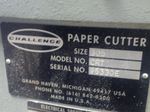 Challenge Paper Cutter