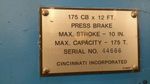 Cincinnati Cincinnati 175cb X 12 Ft Hydraulic Press Brake