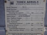Terex Arials Electric Lift