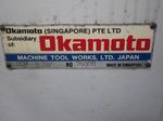 Okamoto Okamoto Ogm820p Cylindrical Grinder