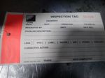  Inspection Tags