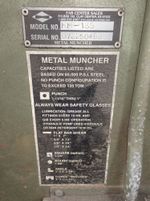 Metal Muncher Metal Muncher Mm135 Ironworker