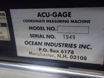 Ocean Industries Cordinate Measuring Machine