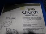 Church Commercial Elongated Plastic Toilet Seat