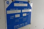 Zero Manufacturing Blast Cabinet