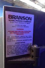 Branson Branson 8400 Ultrasonic Welder