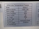 K2 Scientific Llc Ultra Low Temperature Freezer