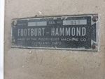 Footburt Hammond Surface Grinder
