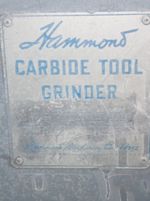 Hammond Carbide Tool Grinder 