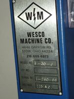 Wesco Machine Company Laminator