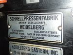 Original Heidelberg Printing Press