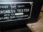 Misawa Seiki Hardness Tester