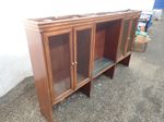  Lighted Cabinet W Glass Shelves