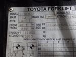 Toyota Propane Forklift