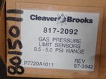 Cleaver Brooks Gas Pressure Limit Sensor