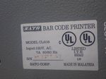 Zato Bar Code Printer