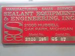 Sealant Equipment  Engineering Iinc Melt Unit
