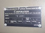 Allegheny Paper Shredders Corp Allegheny Paper Shredders Corp 203500 Paper Shredder 